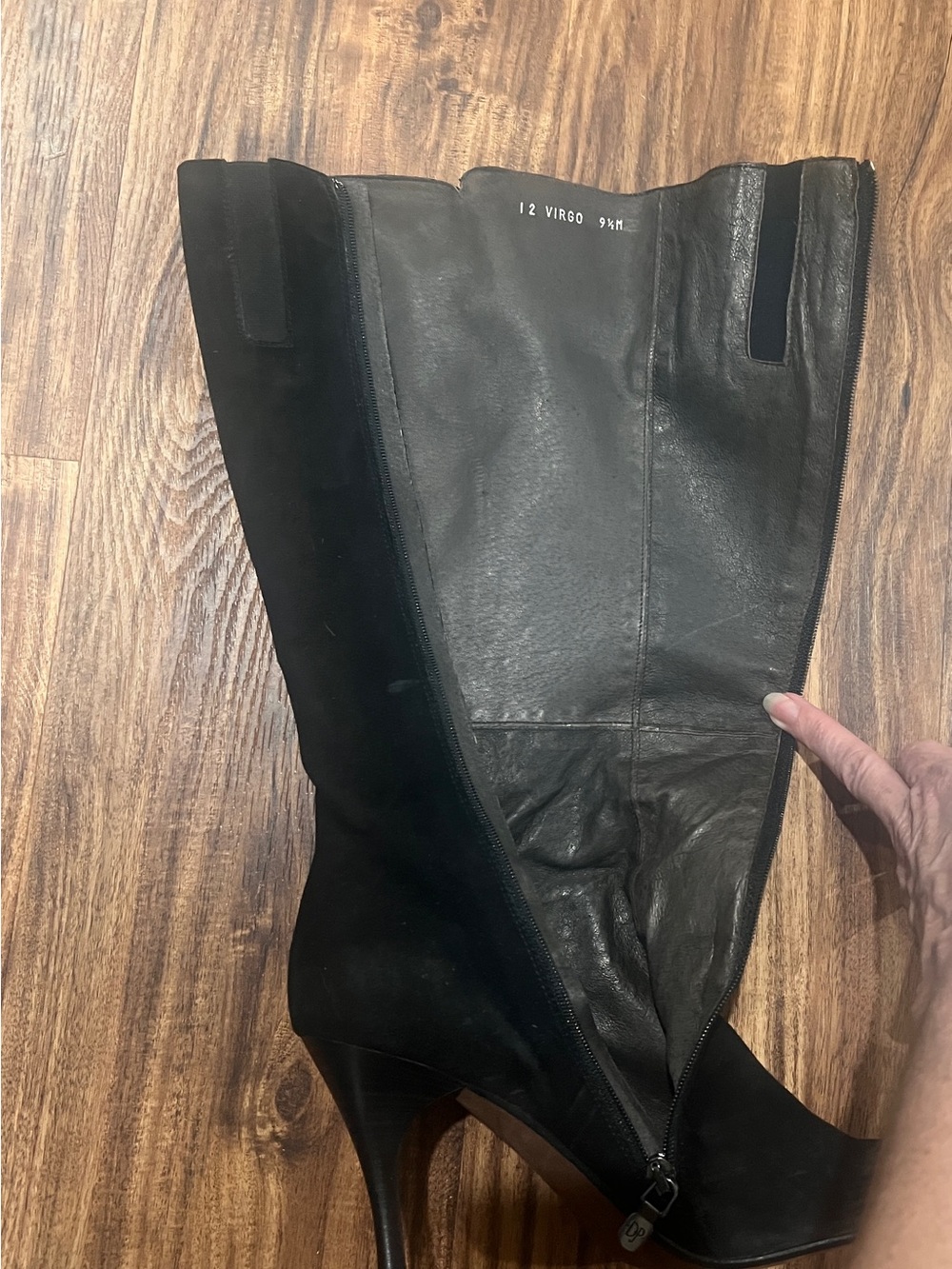 Donald J. Pliner
Couture "Virgo" Black Suede Knee-High
Stiletto Boots - Picture 10 of 11
